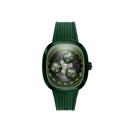 Мужские часы Nubeo Tri-Star Orbit NB-6116-0B, черные