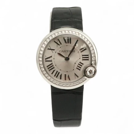 Женские часы Cartier Ballon Blanc W4BL0003, серебристые