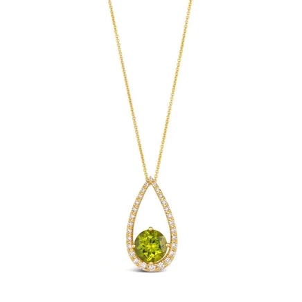 Женское колье Le Vian BVSR 8, перидот, желтое золото