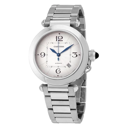 Мужские часы Cartier Pasha WSPA0009, серебристые