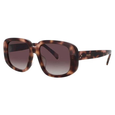 Женские очки Celine CL40299U, прямоугольные, желтые