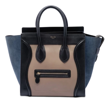 Женская сумка-тоут Celine Mini Luggage Tricolor