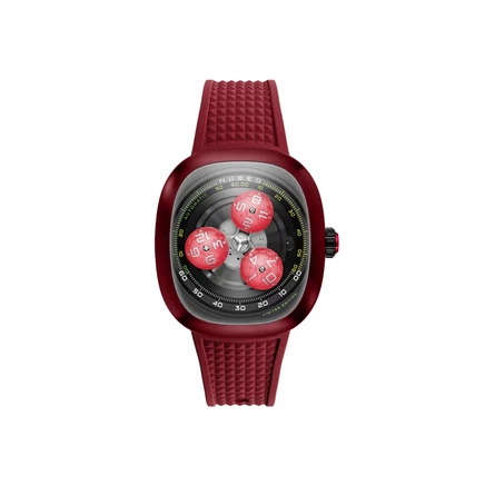 Мужские часы Nubeo Tri-Star Orbit NB-6116-0A, черные