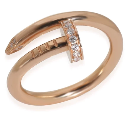 Унисекс кольцо Cartier Juste Un Clou, розовое золото