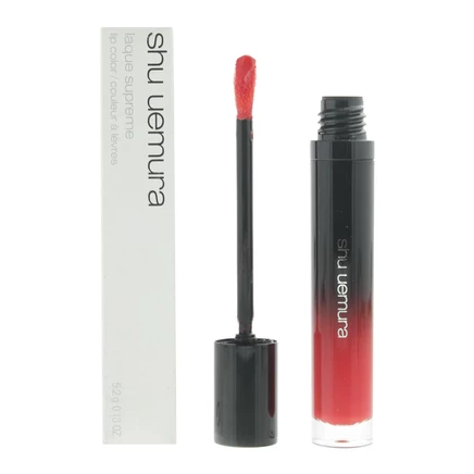 Помада Shu Uemura Laque Supreme OR01, рубиново-оранжевая