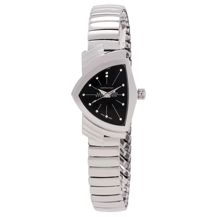 Женские часы Hamilton H24211130, кварцевые, черные