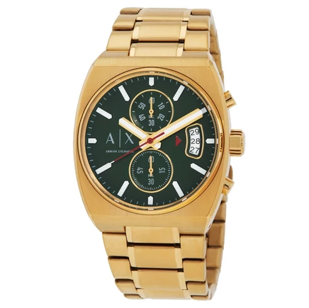 Мужской хронограф Armani Exchange Oliver AX2822, зеленый