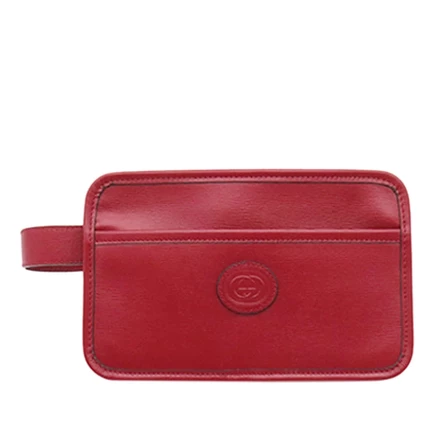Женский клатч Gucci Interlocking G из кожи, б/у