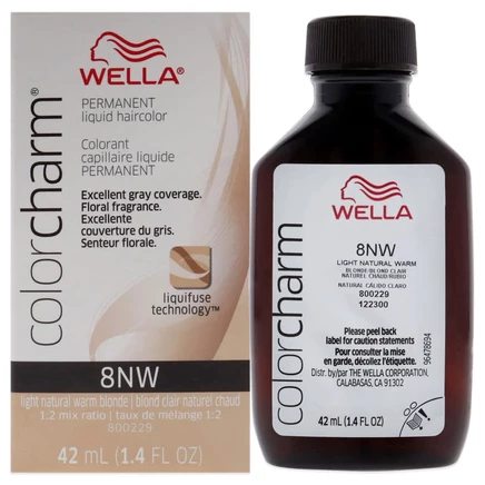 Краска для волос Wella Color Charm, 40 г, теплый блонд