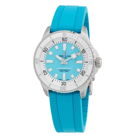 Женские часы Breitling Superocean Automatic, бирюзовые