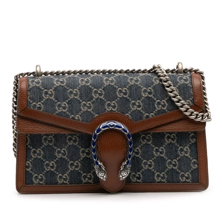Женская сумка Gucci Dionysus из денима GG