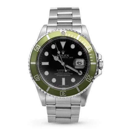 Мужские часы Rolex Submariner Date 16610T, б/у, черные