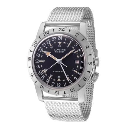 Унисекс-часы Glycine Airman GMT GL0464, черные