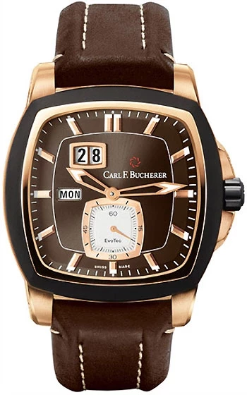 Мужские часы Carl F. Bucherer 00.10625.15.93.01, коричневые