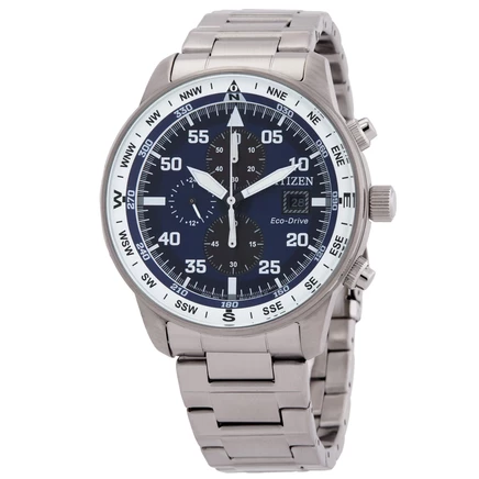 Мужские часы Citizen CA0880-58L, хронограф, синие