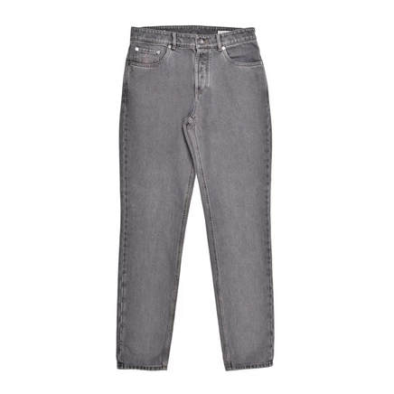 Мужские джинсы Brunello Cucinelli прямого кроя, серые