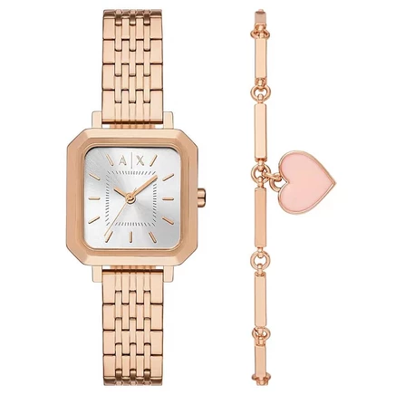 Женские часы Armani Exchange AX7164SET, серебристые