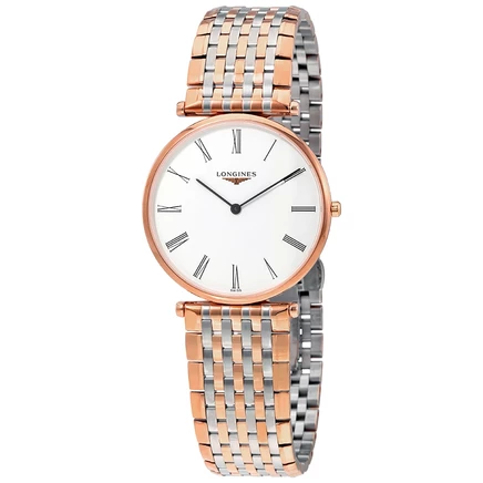Женские часы Longines L4.755.1.91.7, белые