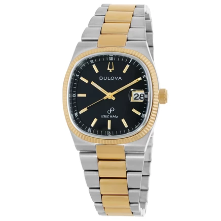 Мужские часы Bulova Super Seville 98B458, кварцевые, черные