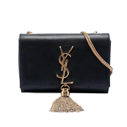 Женская сумка Saint Laurent Kate с кисточкой б/у