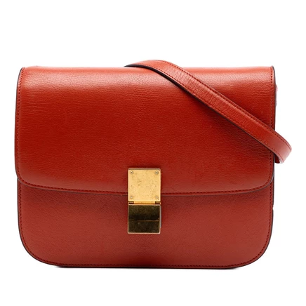 Женская сумка Celine Classic Box из кожи