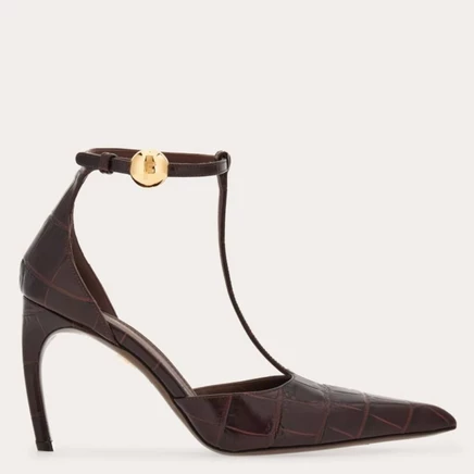 Женские туфли Ferragamo Odette 85, коричневые