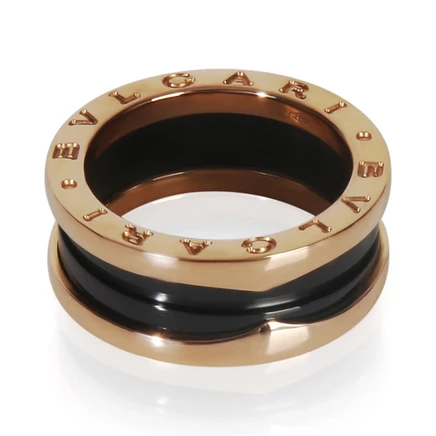 Женское кольцо Bvlgari B.zero1, розовое золото
