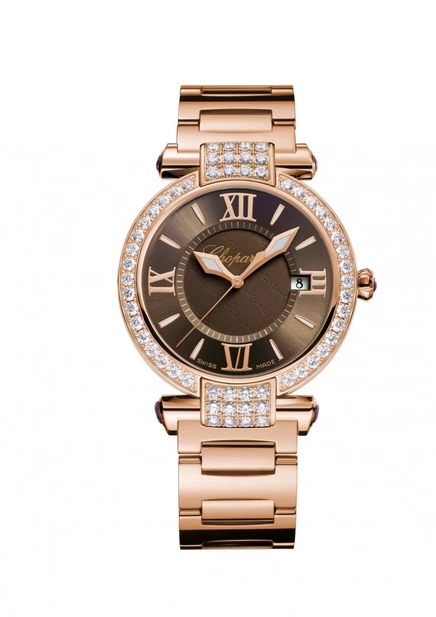 Женские часы Chopard 384221-5012, коричневые