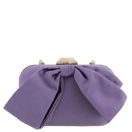 Женский атласный клатч Jimmy Choo Cloud, глициния