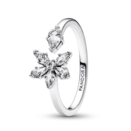 Женское разомкнутое кольцо Pandora Herbarium Cluster