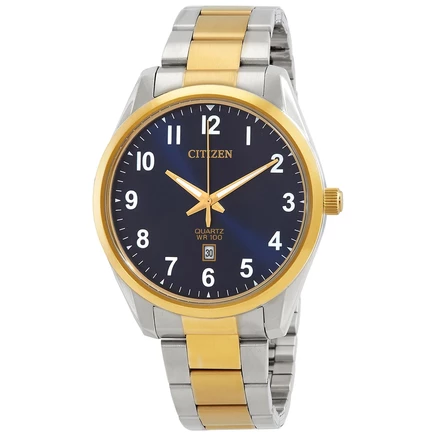 Мужские часы Citizen BI1036-57L, двухцветные, синие