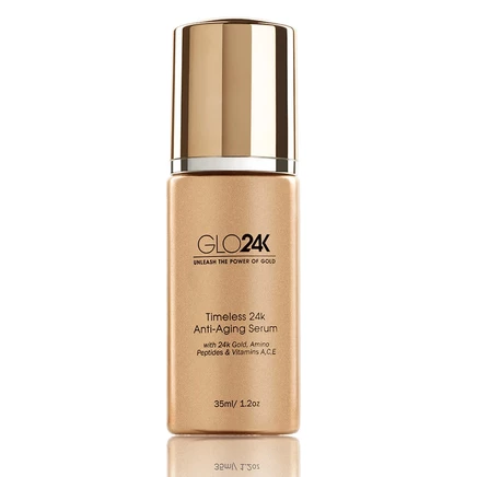 Сыворотка GLO24K Timeless 24K, золото и пептиды, 35 мл