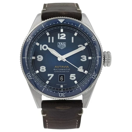 Мужские часы TAG Heuer Autavia WBE5116.FC8266, б/у, синие