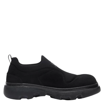 Мужские кроссовки-слипоны Burberry Suede Foam, черные