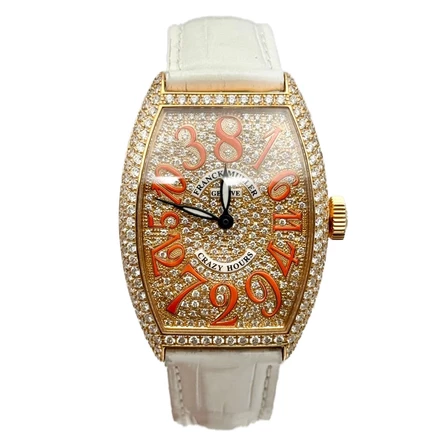 Женские часы Franck Muller Cintree Curvex 5850, бриллиантовые