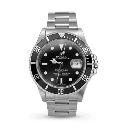 Мужские часы Rolex Submariner Date 16610 BKSO, черные