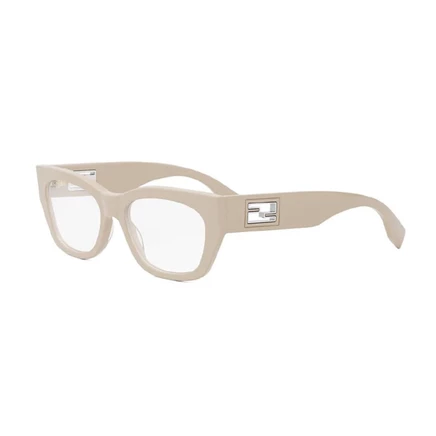 Женская оправа Fendi FE50082I, кошачий глаз, бежевая