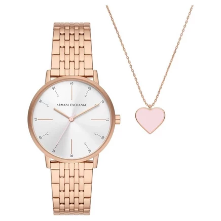 Женские часы Armani Exchange AX7145SET, серебристые