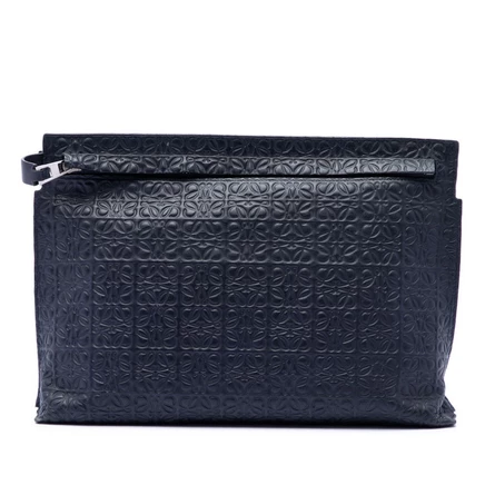 Женский клатч Loewe Embossed Anagram Repeat T