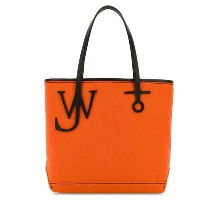 Женская сумка JW Anderson Anchor, текстильная, оранжевая