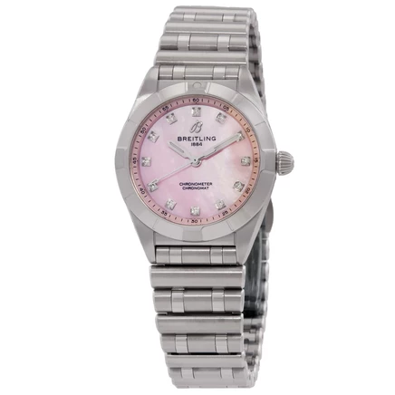 Женские часы Breitling Chronomat A72310101K1A1, розовые