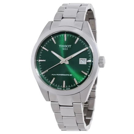Унисекс-часы Tissot Gentleman T1658071109100, зелёные