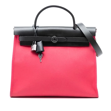 Женская сумка Hermès Herbag Zip 31, канвас