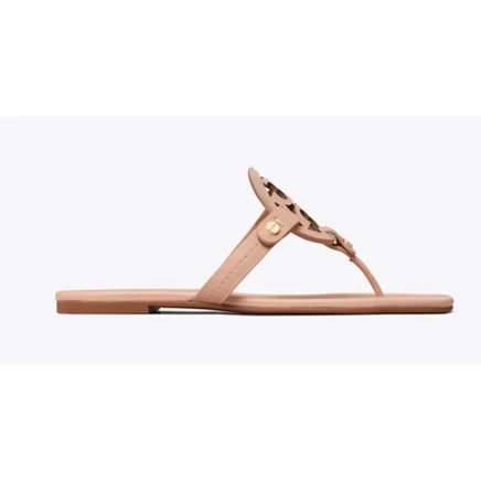Женские сандалии Tory Burch Miller, светло-бежевые