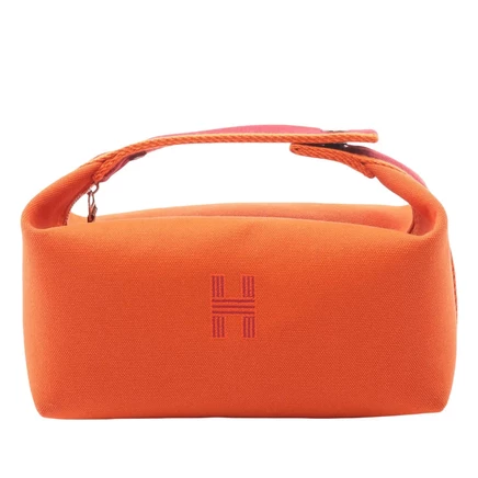 Женский несессер Hermes Small Toile Bride-A-Brac, б/у