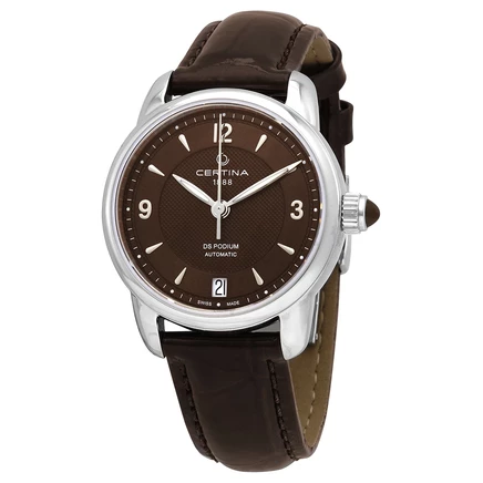 Женские часы Certina DS Podium Automatic, коричневые