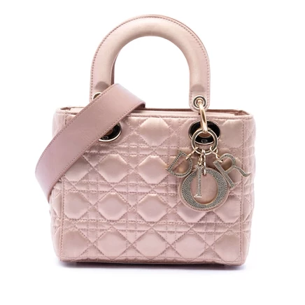 Женская сумка Dior Small Lady Dior Cannage, б/у
