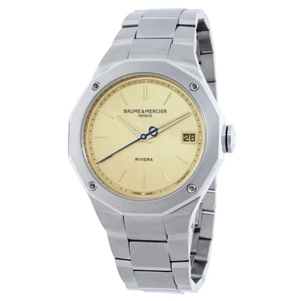 Мужские часы Baume et Mercier Riviera 10822, желтые