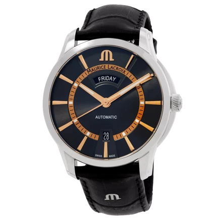 Мужские часы Maurice Lacroix PT6358, антрацитовые