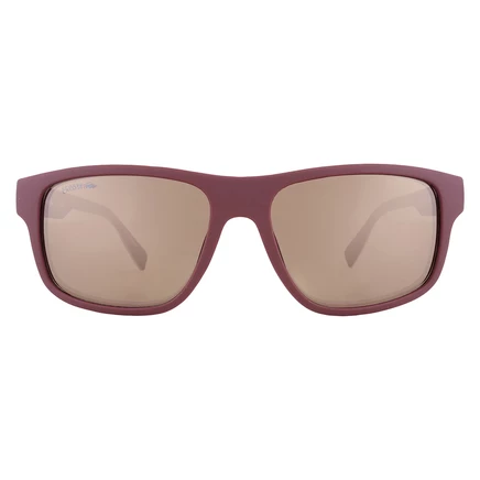 Мужские квадратные очки Lacoste L6057S, бордовые